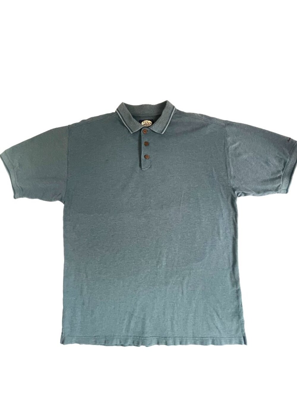 Tommy Bahama Men's Medium Blue 100% Cotton Polo Shirt